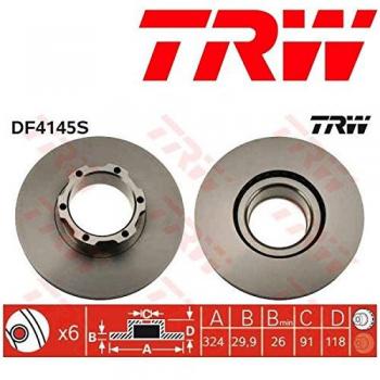 TRW Automotive AfterMarket DF4145S Brake Disc