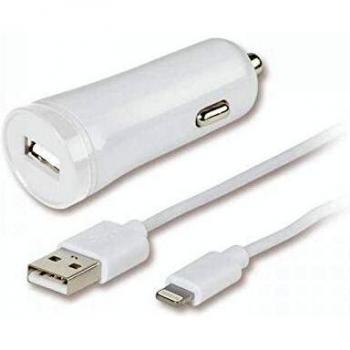 CARGADOR VIVANCO COCHE APPLE, IPHONE, IPAD 2.4 A