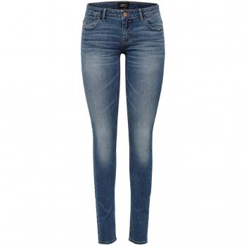 Only Women's Coral Life Dark Blue Skinny Jeans