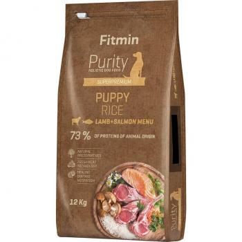 Fitmin dog Purity Rice Puppy Cordero y Salmón - 12 kg