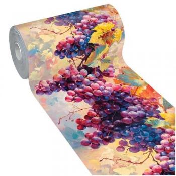 Alfombra de Cocina Antimanchas 51x300 cm PVC Suave Antideslizante Lavable Impresión Digital