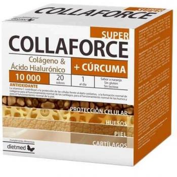 DietMed Collaforce Super + Curcuma - 20 Unidades, color Blanco, 500 g