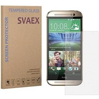 Protector de Pantalla de Vidrio Templado para HTC One M8 - Dureza 9H - Grosor 0.3mm - Alta Transparencia HD - Bordes Curvados 2.5D - Antichoque - Capa Oleofóbica - Tacto Suave