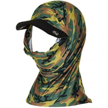 Buff Tubular multifuncional Camo con visera
