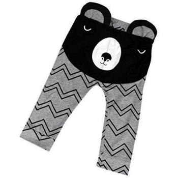 RETUROM nuevo estilo de pantalones suaves de los niños muchachas de los bebés del verano Harem Fox Moldeo bebé
