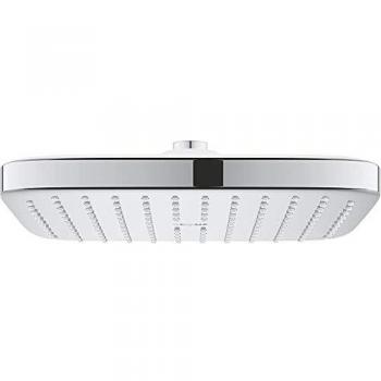 Grohe Ducha Fija Quickfix Vitalio Comfort 250 Cube - Alcachofa de Ducha 26695000, diseño moderno, fácil instalación, tecnología de ahorro de agua, acabado cromado brillante