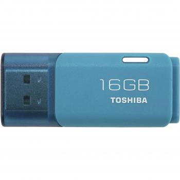 Toshiba Hayabusa U202 - Memoria Flash USB 2.0 de 16GB, Color Azul Aqua