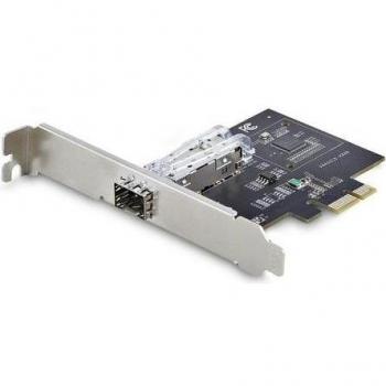 StarTech.com 1-Port GbE SFP Network Card PCIe 2.1 x1 Intel I210-IS 1GbE Controller 1000BASE Copper/Fiber Optic Single-Port Gigabit Ethernet NIC Desktop/Server Backplanes