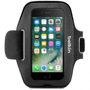 Belkin Sport-Fit - Brazalete Deportivo para iPhone 7, Color Negro