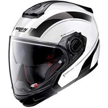 Nolan - Casco N40-5 GT resuelto N-Com metal blanco Small bianco