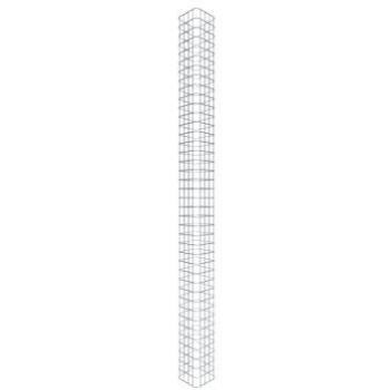 Columna de Gaviones Rectangular 22 cm x 22 cm, Altura 200 cm, Malla de Luz 5 x 5 cm - Hecho en Alemania
