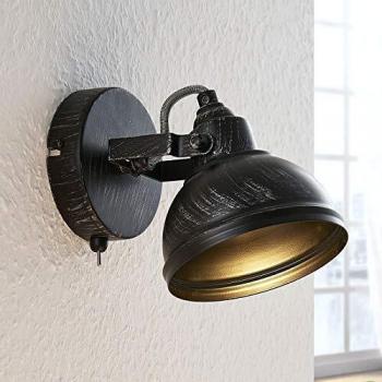 Lámpara de pared Lovro con interruptor y diseño moderno