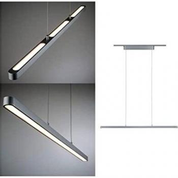 Péndulo LED Paulmann URail Lento 41W, 1800 lm, 2700K, dimmable, cromo mate