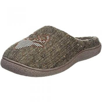 IsotonerIsotoner Mens Novelty Mule - Pantuflas hombre
, color gris, talla L