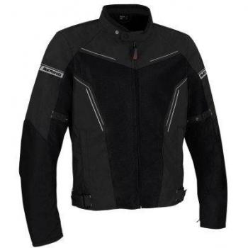 BERING Chaqueta moto CANCUN Negro/Gris, Negro/Gris, XXL