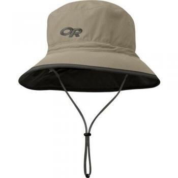 Outdoor Research Sombreros de Pesca Sun Bucket para Mujer, Mujer Hombre, 243471, Caqui/Gris Oscuro, M