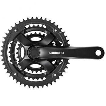 Juego de bielas Shimano Tourney FC-TY501 42-34-24 dientes 175mm negro