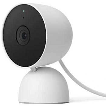 Cámara de seguridad IP Google Nest Cam Interior con cable 1920 x 1080 píxeles, instalación en escritorio o pared