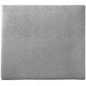 Cabecero tapizado de poliéster liso DECOWOOD - Siena en color gris de 180x80 cm