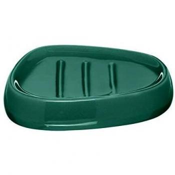 Jabonera Cerámica Verde Oscuro 12cm Simply Smart