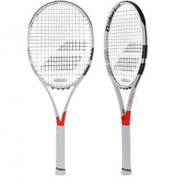 Babolat Strike G Strung Raquetas de Tenis, Hombre, Blanco / Rojo, 3
