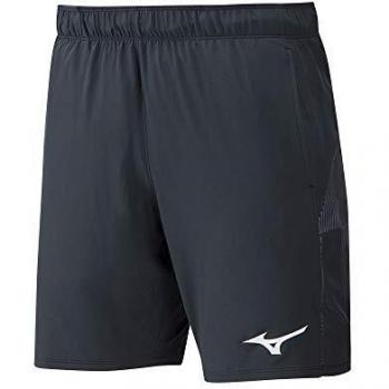 Mizuno Pantalones Cortos Flexibles de 8 Pulgadas para Hombre, Hombre, Pantalones Cortos, 5054698523698, Negro, S