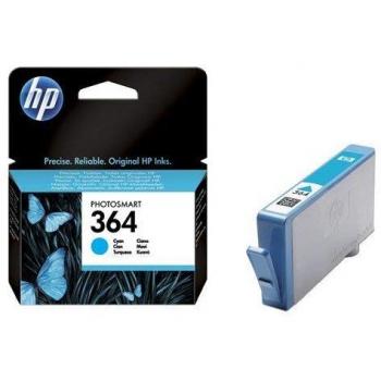 CARTUCHO TINTA HP 364 CB318EE CIAN 3ML D5460/ B8550/ C6380/ C5380