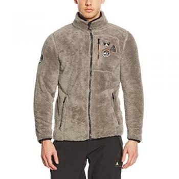 Peak Mountain Coral Sherpa Fleece Jacket