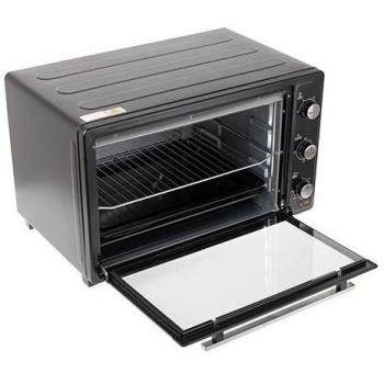 Mesko MS 6021 Horno Eléctrico de Sobremesa 66L, Calentadores de Acero Inoxidable, 3 Posiciones de Calentamiento, Rango de Temperatura 90-230°C,