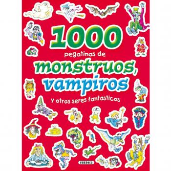 1000 Pegatinas de monstruos, vampiros y otros seres fantásticos