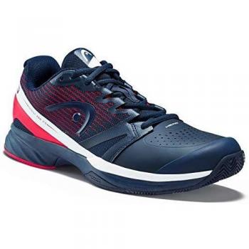 Head Sprint Pro 2.5 Clay Men Zapatos de Tenis, Hombre, Azul Oscuro/Rojo neón, 40 EU