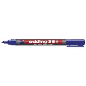 Marcador para Pizarra Blanca Edding 361, Recargable, 1 mm, Azul