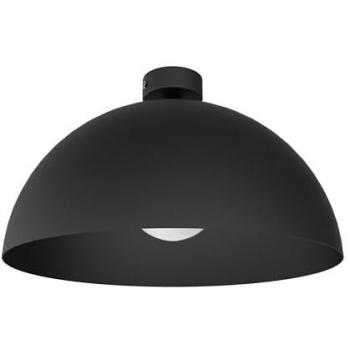 Plafón Monocolor Lumicom Cassis E27 40 cm x 40 cm Metal Negro