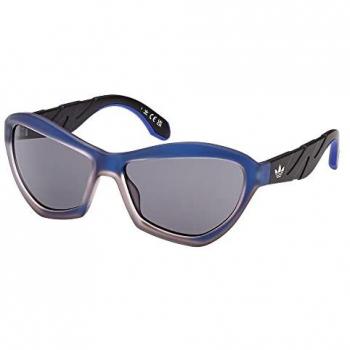 Gafas adidas Originals OR0095 violeta azulado lentes ahumadas 59/15/130 Unisex Adultos