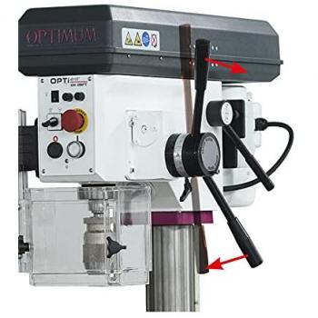 Taladro de columna Optimum OPTIdrill DH 28FS - Avance automático - 400V