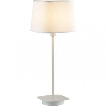 Lámpara de escritorio moderna Romeo blanca, 1 luz, tipo E27