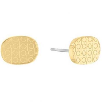 Pendientes Iconic for Her de acero dorado - Calvin Klein