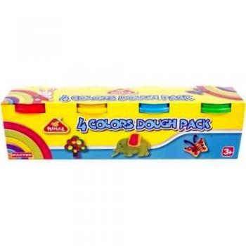SUPER JUGUETE Pack 4 Botes PLASTILINA