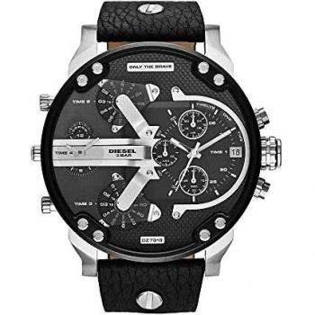 Diesel Men's Analog Quartz Watch with Leather Strap DZ7313