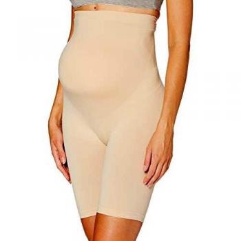 MAMALICIOUS Mltia Jeanne Shorts Noos O. A. Pantalones Cortos, Buff Suave, L/XL Mujer