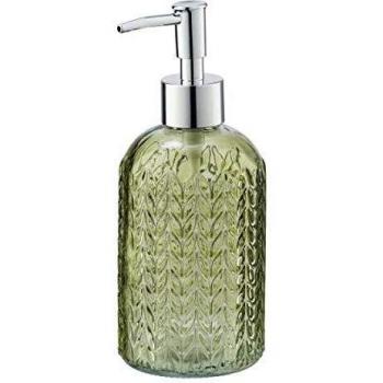 Dispensador de Jabón Vetro Verde de Cristal Auténtico