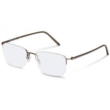 Rodenstock R7051 I 55 Lentes Recetadas para Hombre Marrones, Armazones para Hombre Marrones, Gafas Recetadas para Hombre Marrones
