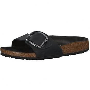 Pantuflas Birkenstock Madrid Big Buckle para mujer - Color negro - Talla 42.0