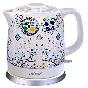 Hervidor eléctrico cerámico multicolor Maestro 1,5L 1500W con apagado automático