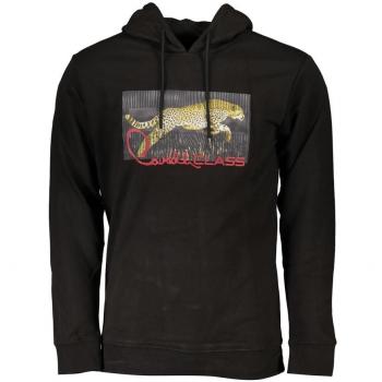 Cavalli Class Black Cotton Hoodie - Size S