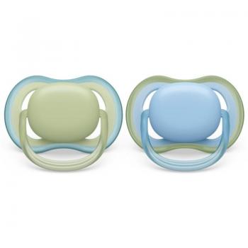 Philips AVENT Ultra Air Pacifier + Sterilizer Kit, 0-6 Months, Includes 2 Pacifiers, Orthodontic Design