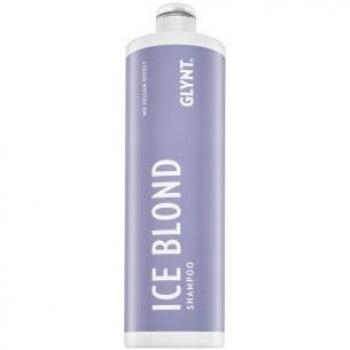 Champú Neutralizante Glynt Ice Blond 1000 ml - Champú de pigmentos matificantes contra el tinte amarillo para cabello rubio platino y gris