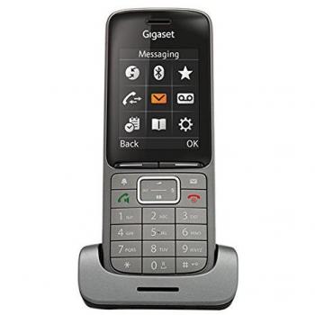 Gigaset SL750H PRO - Teléfono inalámbrico para conectar a centralita, grafito