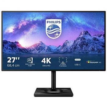 Philips 279C9/00 Monitor 27 IPS 4K UHD (3840 x 2160), HDR, FreeSync, Ajuste de Altura, USB-C
