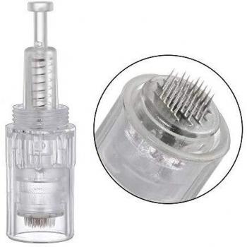 10pcs Derma Pen agujas 36 Aguja, microneedling agujas de repuesto puntas cartucho tornillo slot para Electric microneedling Derma pen